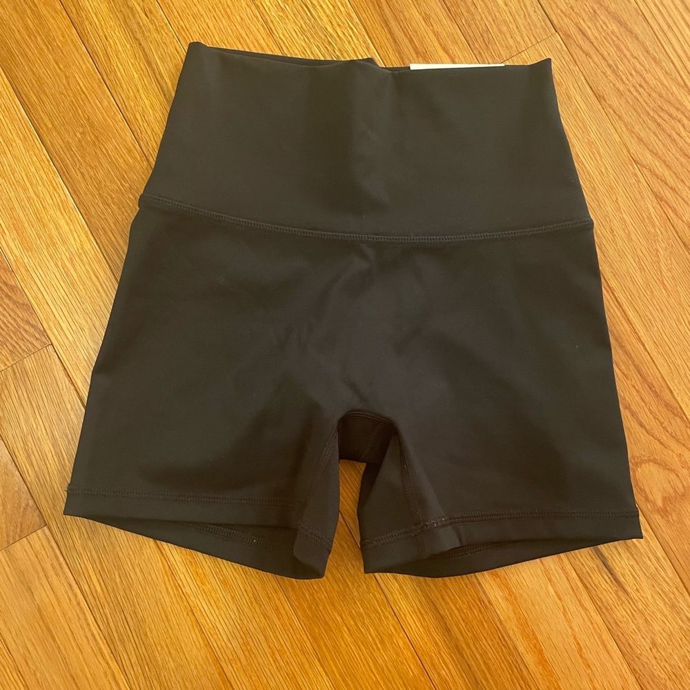 Aerie Offline Goals Shortie Small Black